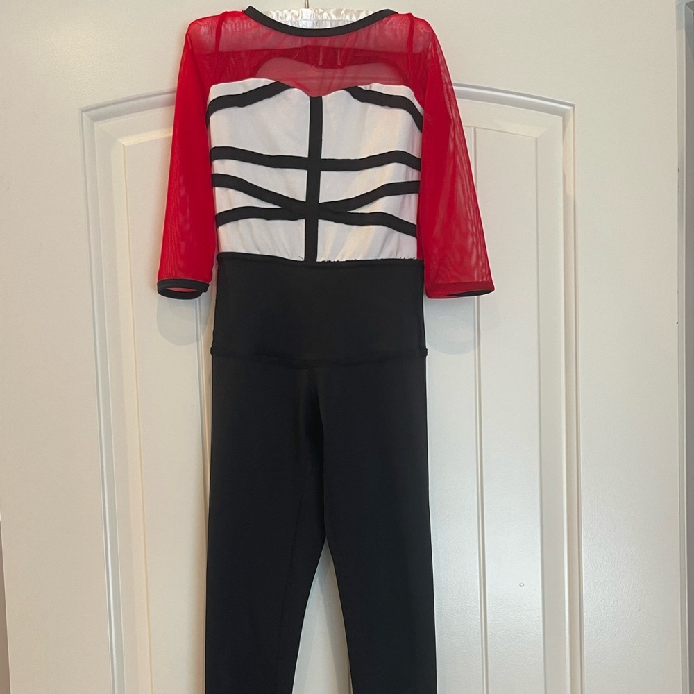 Tiger Friday Red, white and black Unitard
